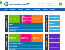 Tablet Screenshot of elo.huisartsopleidingutrecht.nl